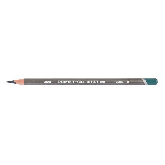Derwent Graphitint Colour Pencils Tin (12 Colours) Water-Soluble Graphite Pencils