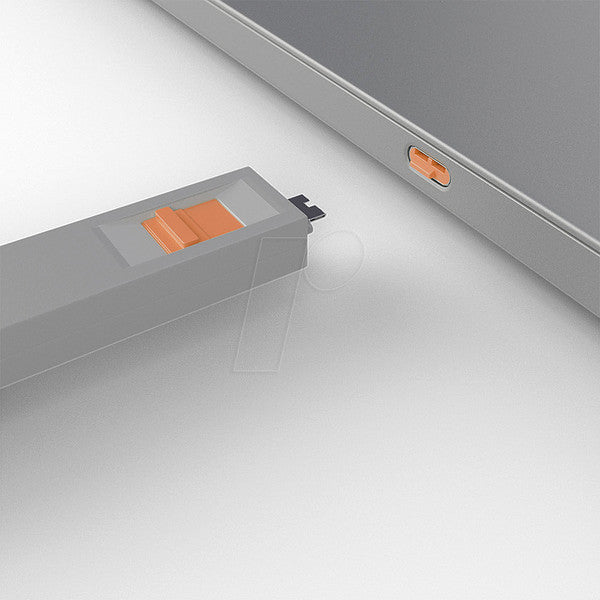 Lindy USB-C Port Blocker Orange 40440 (10 Pack) Thunderbolt 3 Security Lock