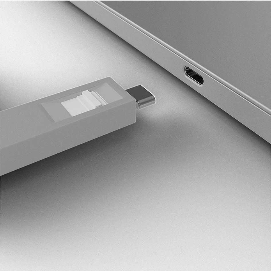 Lindy USB-C Port Blocker White 40427 (4 Pack + 1 Key) Thunderbolt 3 Security Lock