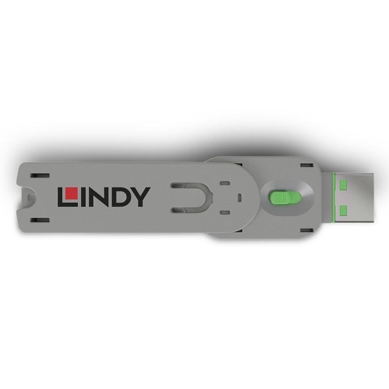 Lindy USB A Port Blocker Key Green 40621 Replacement USB Lock Removal Tool