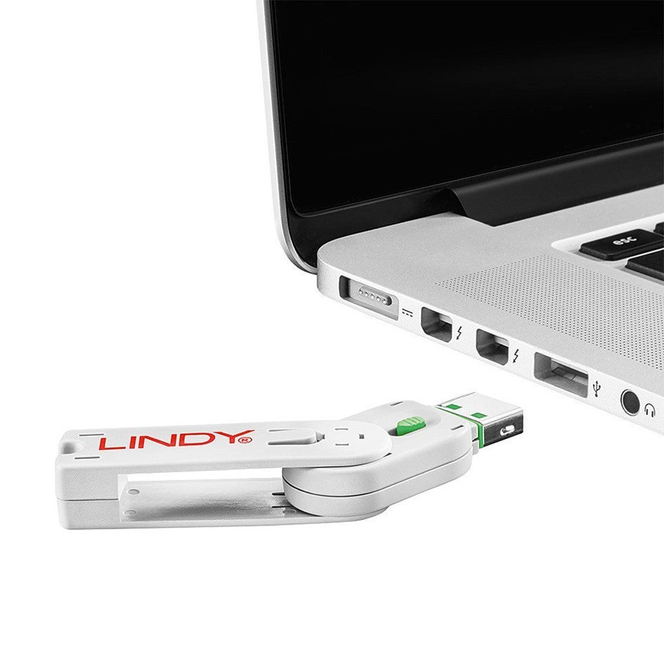 Lindy USB A Port Blocker Key Green 40621 Replacement USB Lock Removal Tool