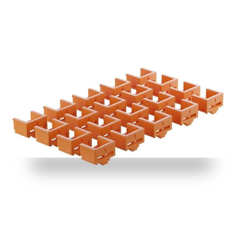Lindy RJ45 Ethernet Port Blocker Orange Kit 40480/40481/40632 LAN Security Lock