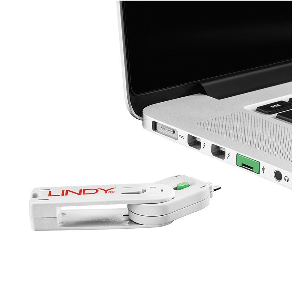 Lindy USB A Port Blocker Key Green 40621 Replacement USB Lock Removal Tool