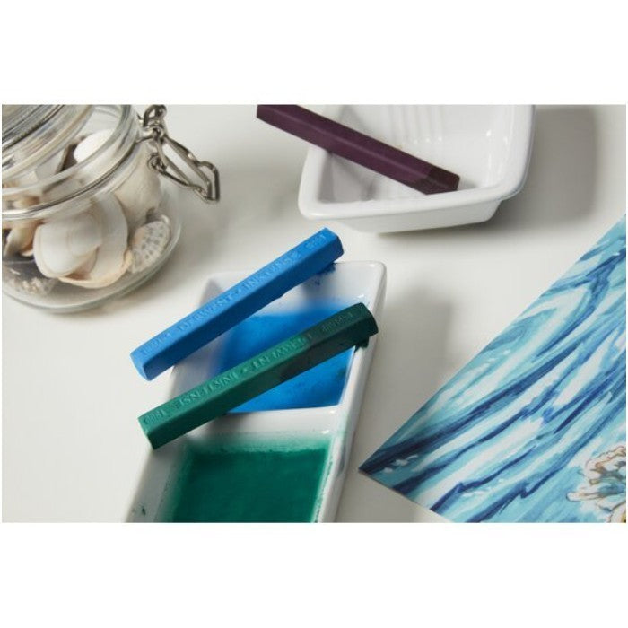 Derwent Inktense Blocks Tin (24 Colours) – Water-Soluble Ink Blocks Easy to Use
