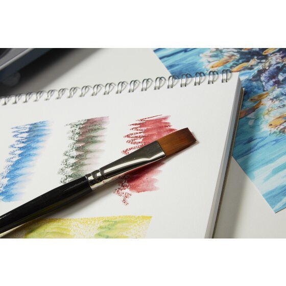 Derwent Inktense Blocks Tin (36 Colours) Water-Soluble Ink Blocks Bold Colour Laydown