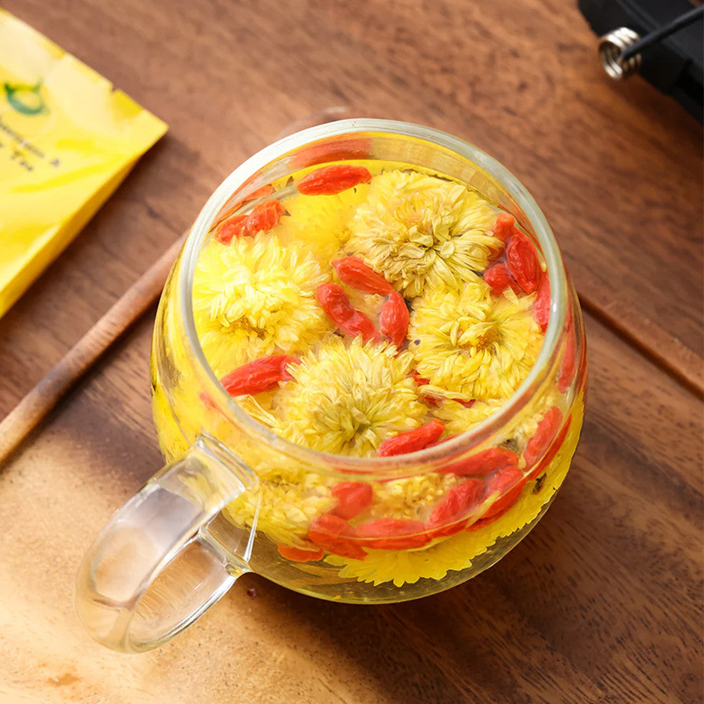Sweet Garden Instant Chrysanthemum Goji Drink [10g x 18 Sachets] | Cooling Tea | Wolfberry Extract