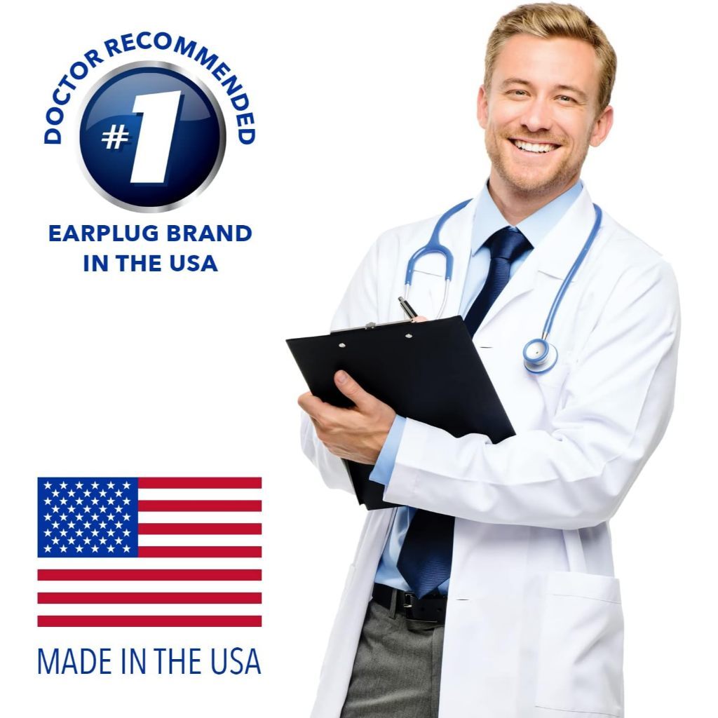 Mack’s Ultra Soft Foam Earplugs [50 Pairs] – 32dB NRR, Comfort Foam for Sleep & Noise Protection