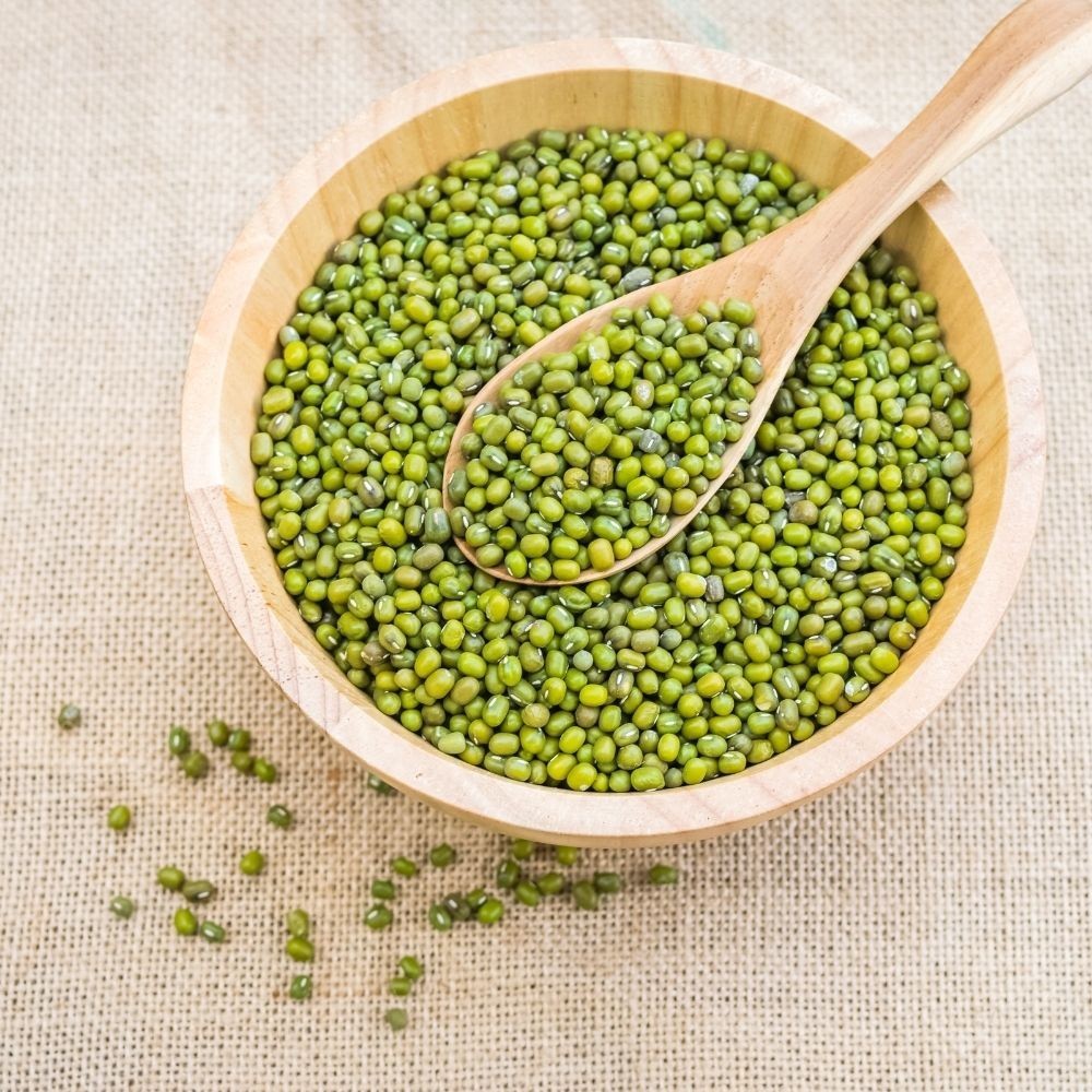 Radiant Whole Food Organic Mung Beans 500g | High Protein & Fiber