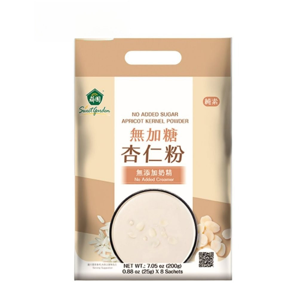 Sweet Garden No Added Sugar Apricot Kernel Powder [25g x 8 Sachets] | Instant Beverage | Smooth