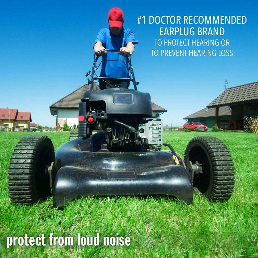 Mack’s Original Soft Foam Earplugs [50 Pairs] – 33dB NRR Premium Comfort for Sleep, Travel