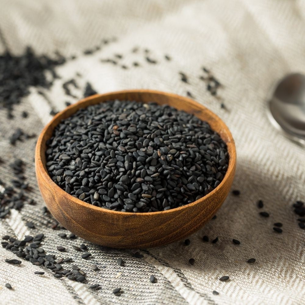 Radiant Whole Food Organic Black Sesame Seeds 200g | High Protein & Healthy Fats | Non-GMO