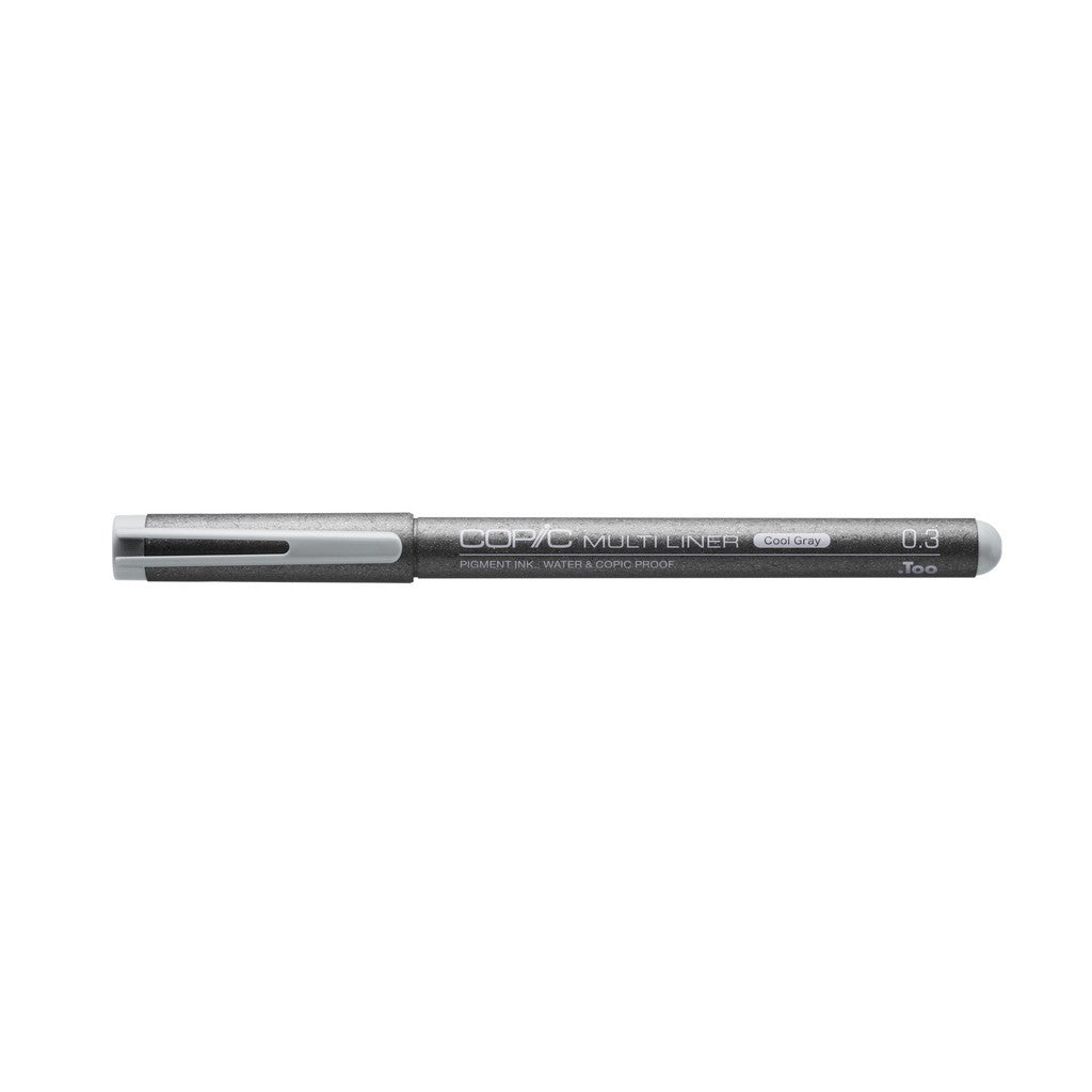 Copic Multiliner Cool Gray 4pc Set Fine Nib [0.05-0.5mm] Pigment Ink Pens