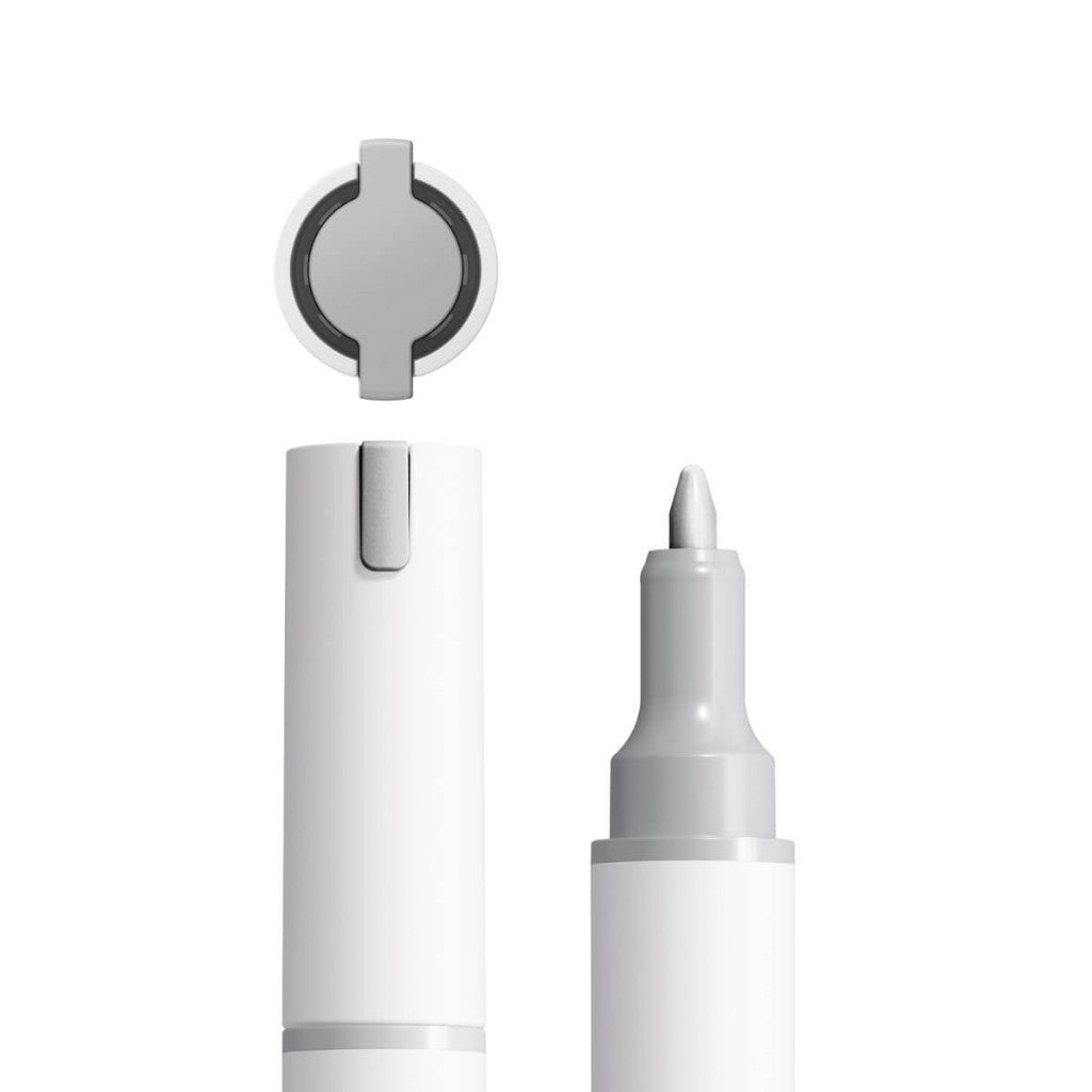 Copic Acrea 6pc Essentials Paint Marker Set White Gold Silver Waterproof 0.8mm Water Based