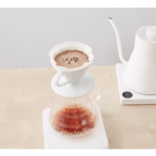 Hario V60 White Paper Coffee Filters – Size 02 (100 Sheets)