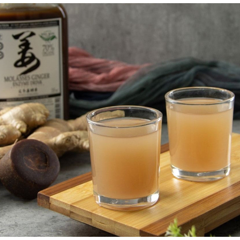 Molasses Bentong Ginger Enzyme Drink (350ml) | Natural Digestive & Immunity Booster by Titi Eco Farm