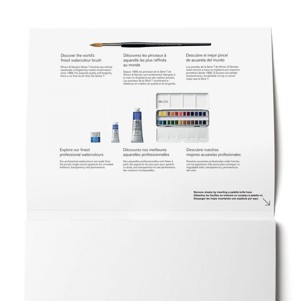 Winsor & Newton Professional Watercolour Block 20 Sheets | Hot Press | 10x14 Inches | 300gsm