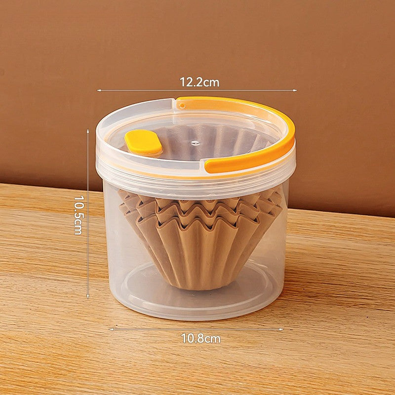 Airtight Coffee Filter Paper Storage Container by Hadler | AeroPress, Kalita Wave & Hario V60 Filters