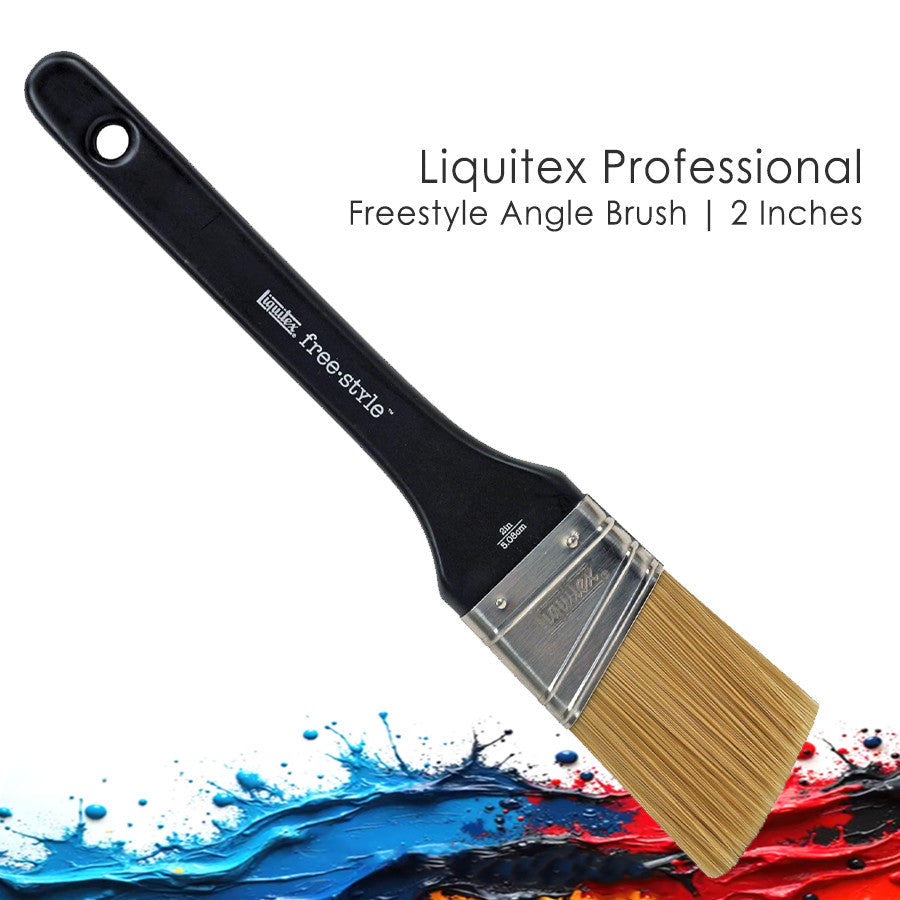 Liquitex Freestyle Universal Angle Brush 2 Inches | Large Scale