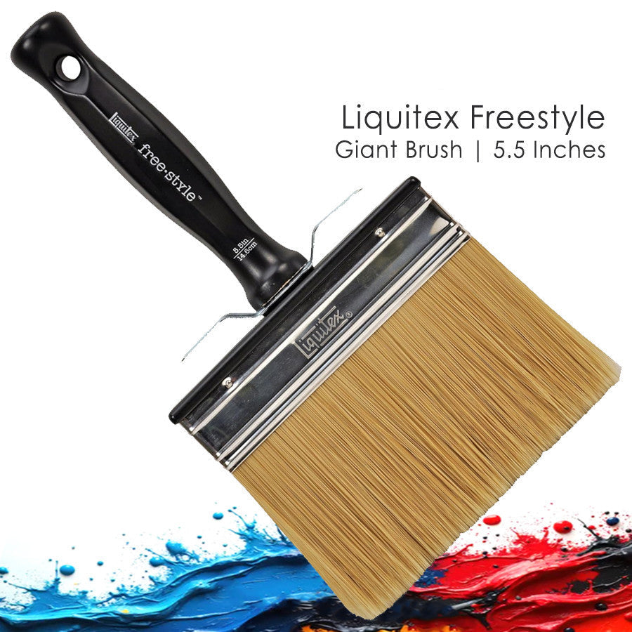 Liquitex Freestyle Giant Brush 5.5 Inch | Short Handle | Large Scale
