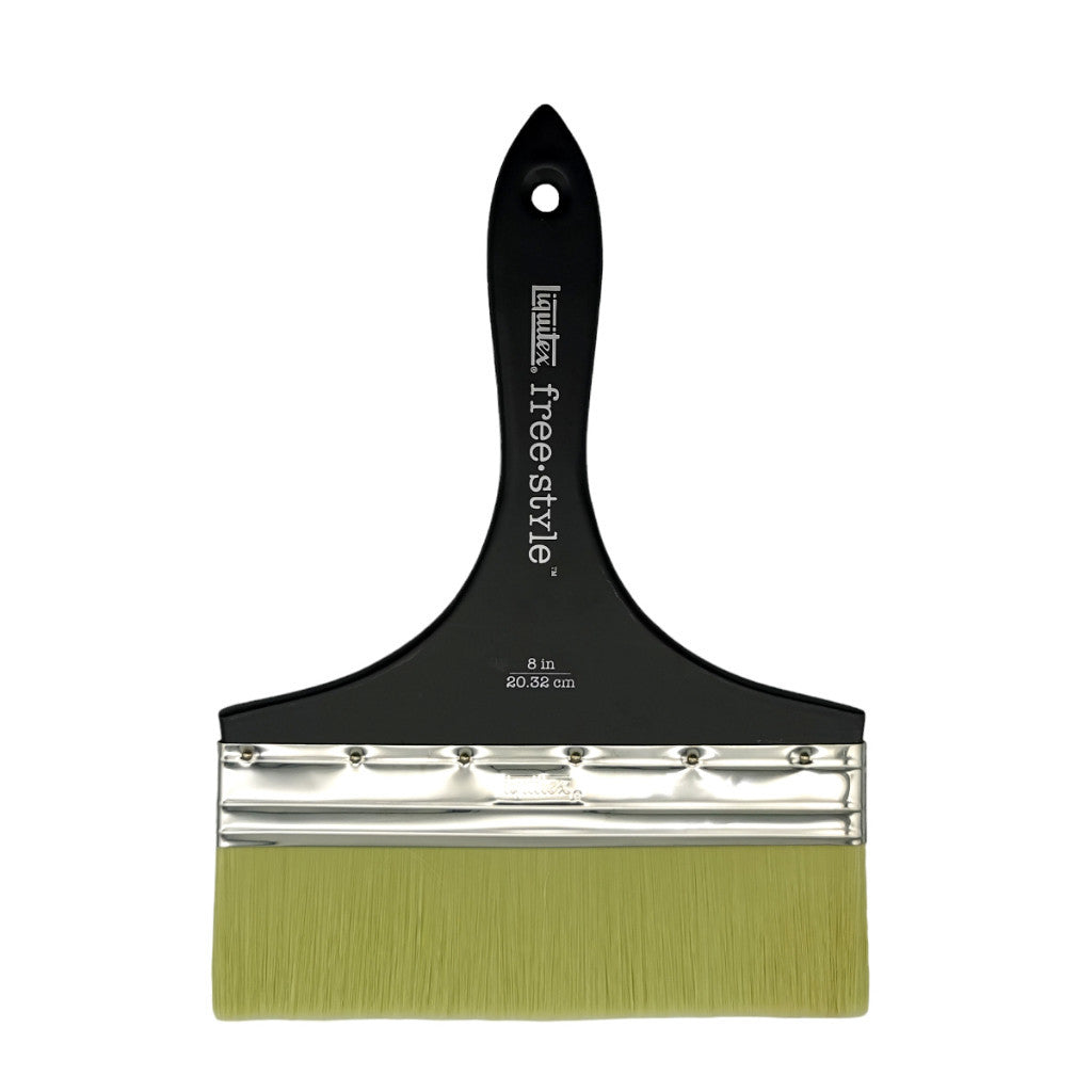 Liquitex Freestyle Broad Flat Brush 8in Short Handle Large Scale 1300708