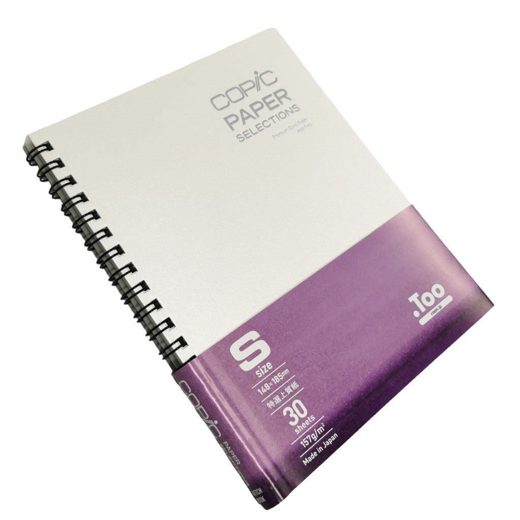 Copic Sketchbook Spiral Bound 148×185mm | S Size 30 Sheets | Premium Bond Paper Japan