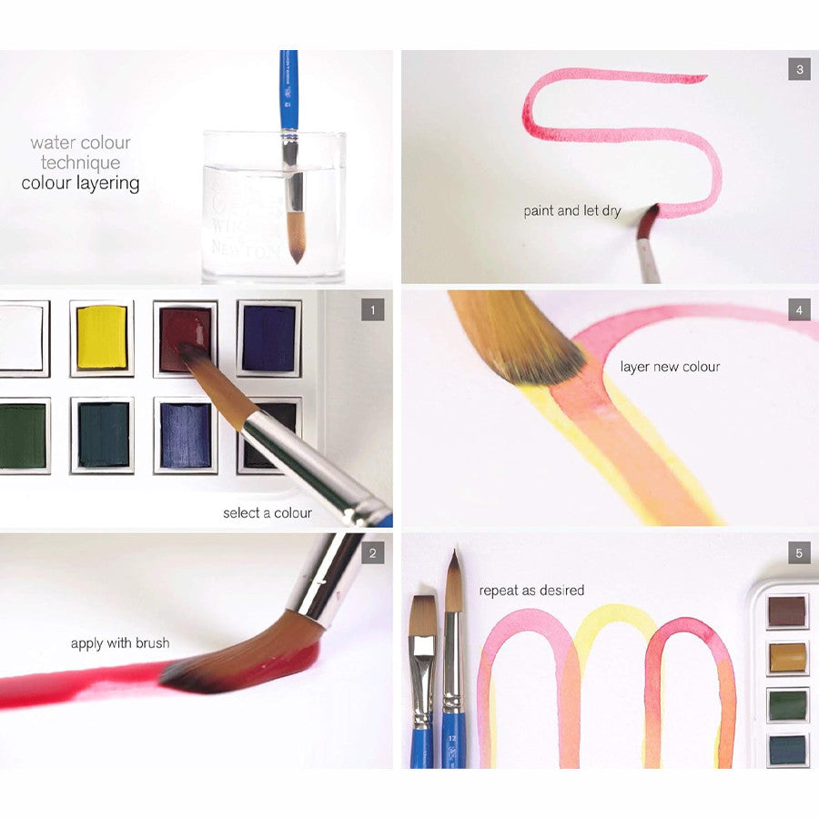 Winsor & Newton Cotman Watercolour 12 x 8ml Tube Set | Extended Palette