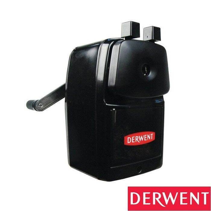 Derwent Super Point Manual Desk Pencil Sharpener | Helical Blade 8mm