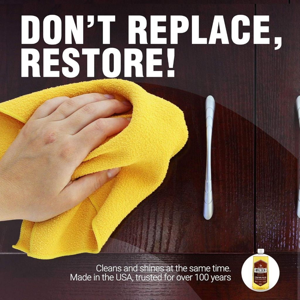 Milsek Original Lemon Oil Furniture Polish & Wood Cleaner [354ml]