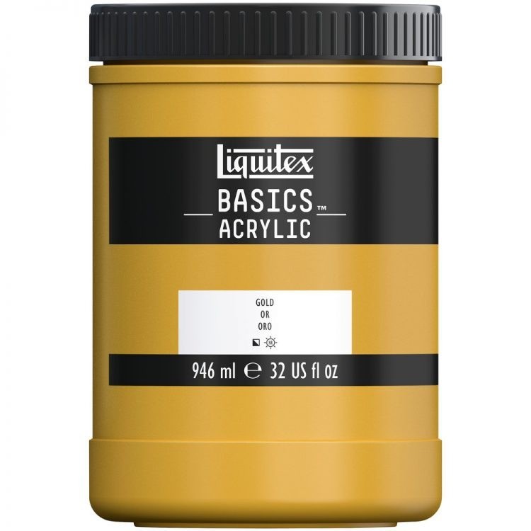 Liquitex Basics Acrylic Paint in Jars 946ml - 14 Colours Available