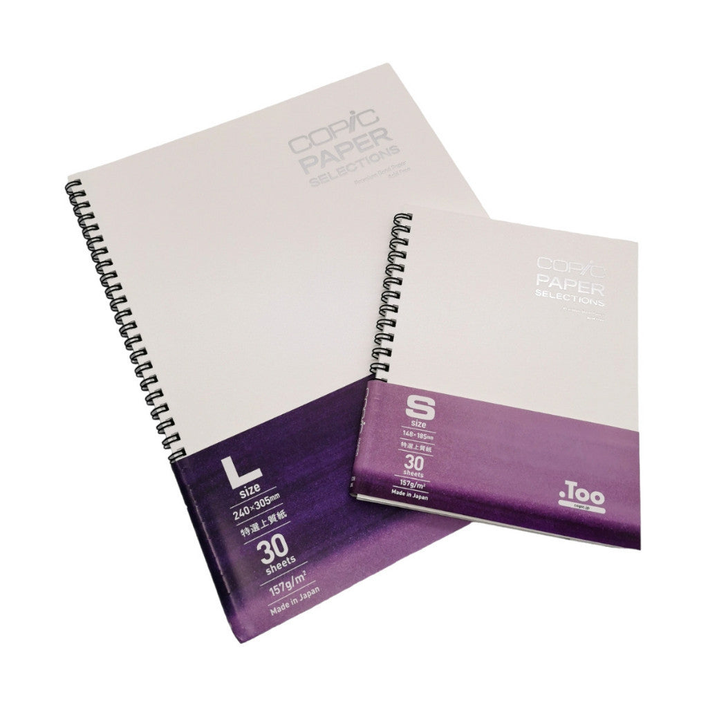 Copic Sketchbook Spiral Bound 148×185mm | S Size 30 Sheets | Premium Bond Paper Japan