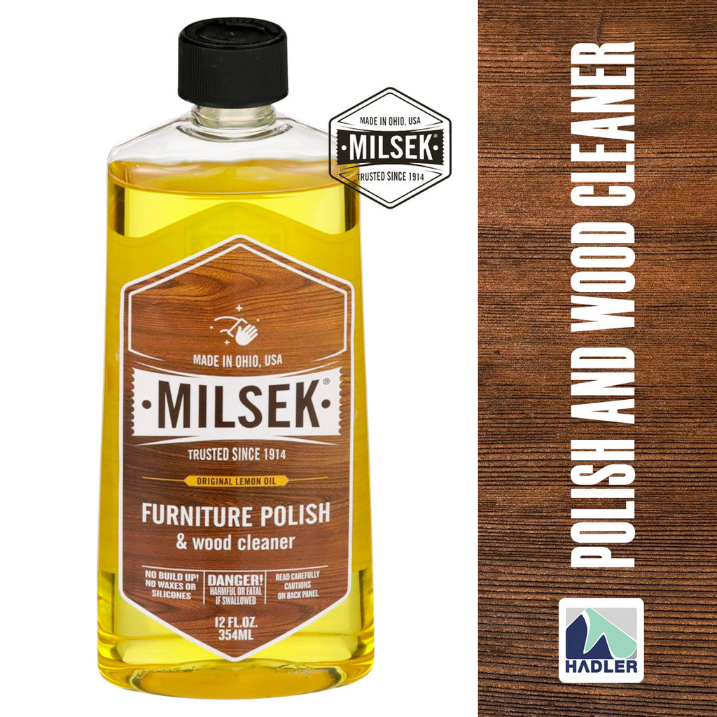 Milsek Original Lemon Oil Furniture Polish & Wood Cleaner [354ml]
