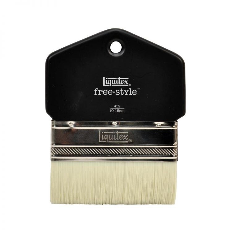 Liquitex Freestyle Paddle Brush 4in Large Scale | Short Handle