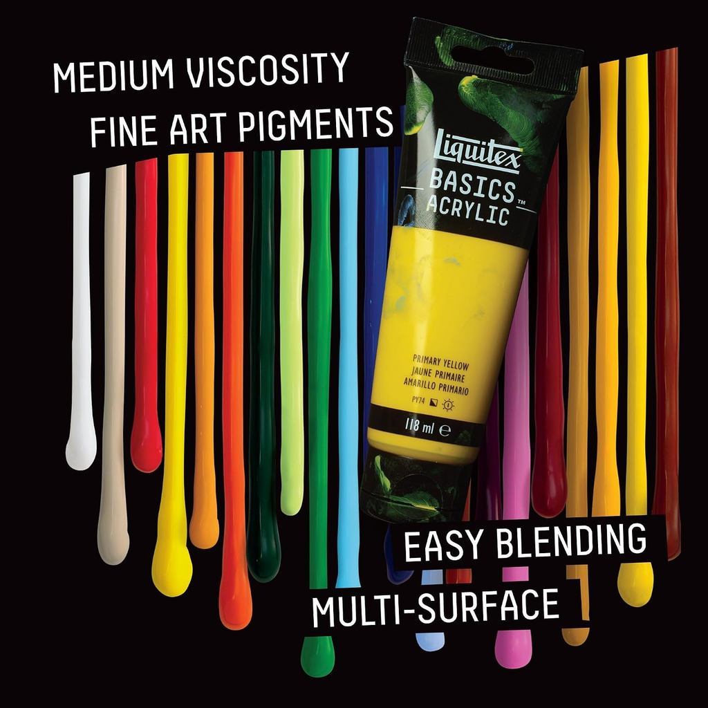 Liquitex Basics Acrylic Paint in Jars 946ml - 14 Colours Available