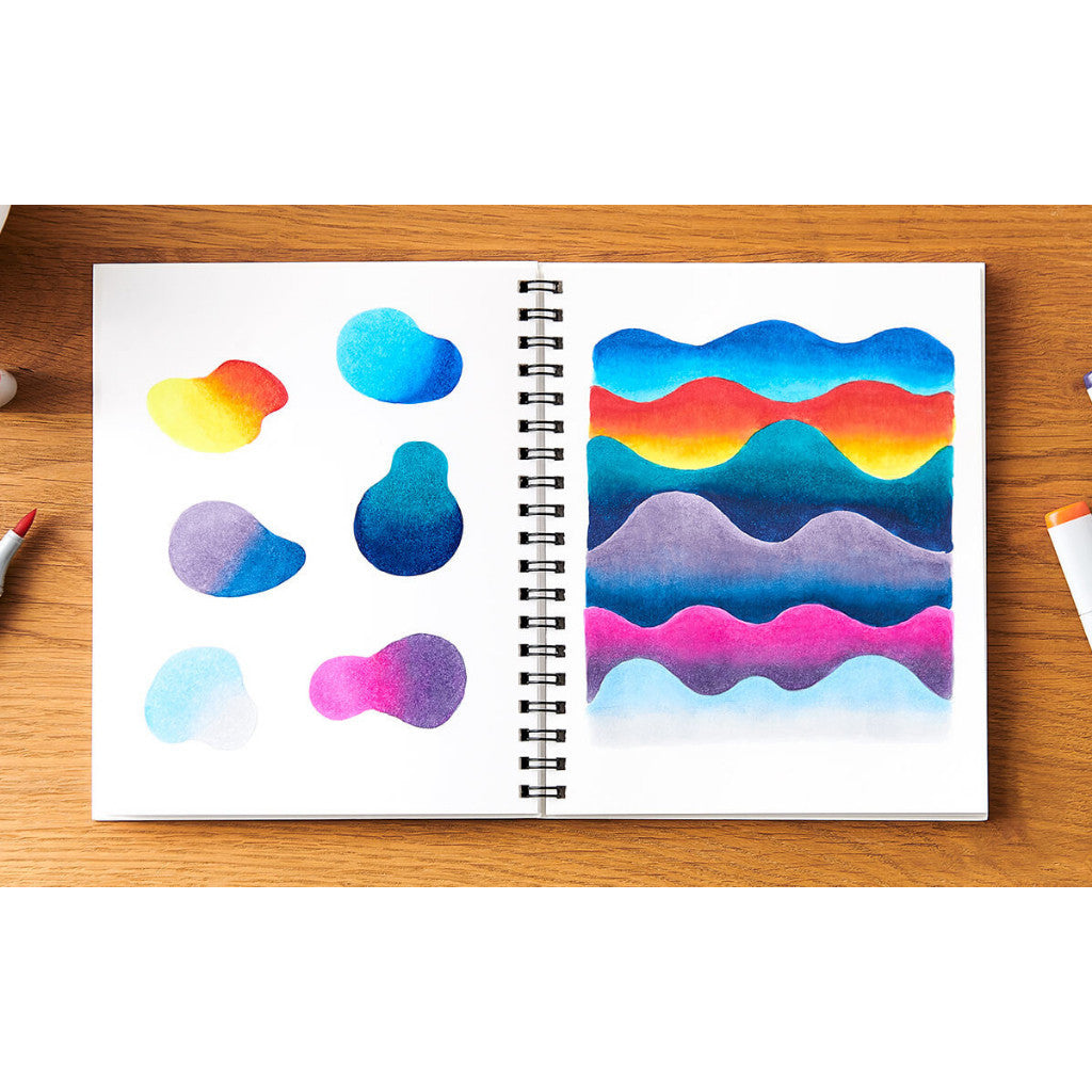 Copic Sketchbook Spiral Bound L Size | 240×305mm | 30 Sheets Premium Bond Paper Japan