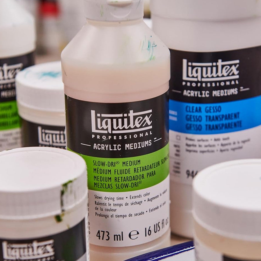 Liquitex Professional Medium Surface Gesso Primer White 473ml | Archival Surface Prep