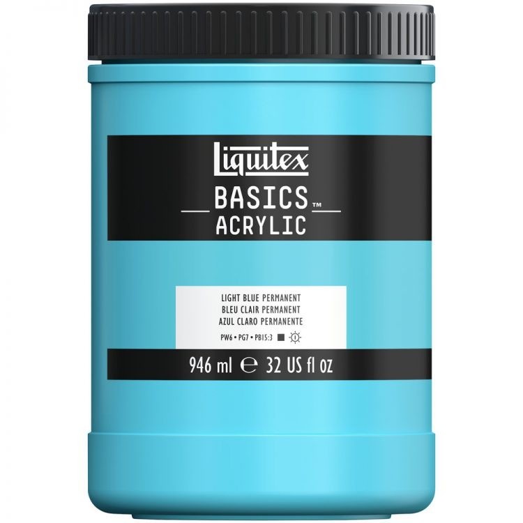 Liquitex Basics Acrylic Paint in Jars 946ml - 14 Colours Available