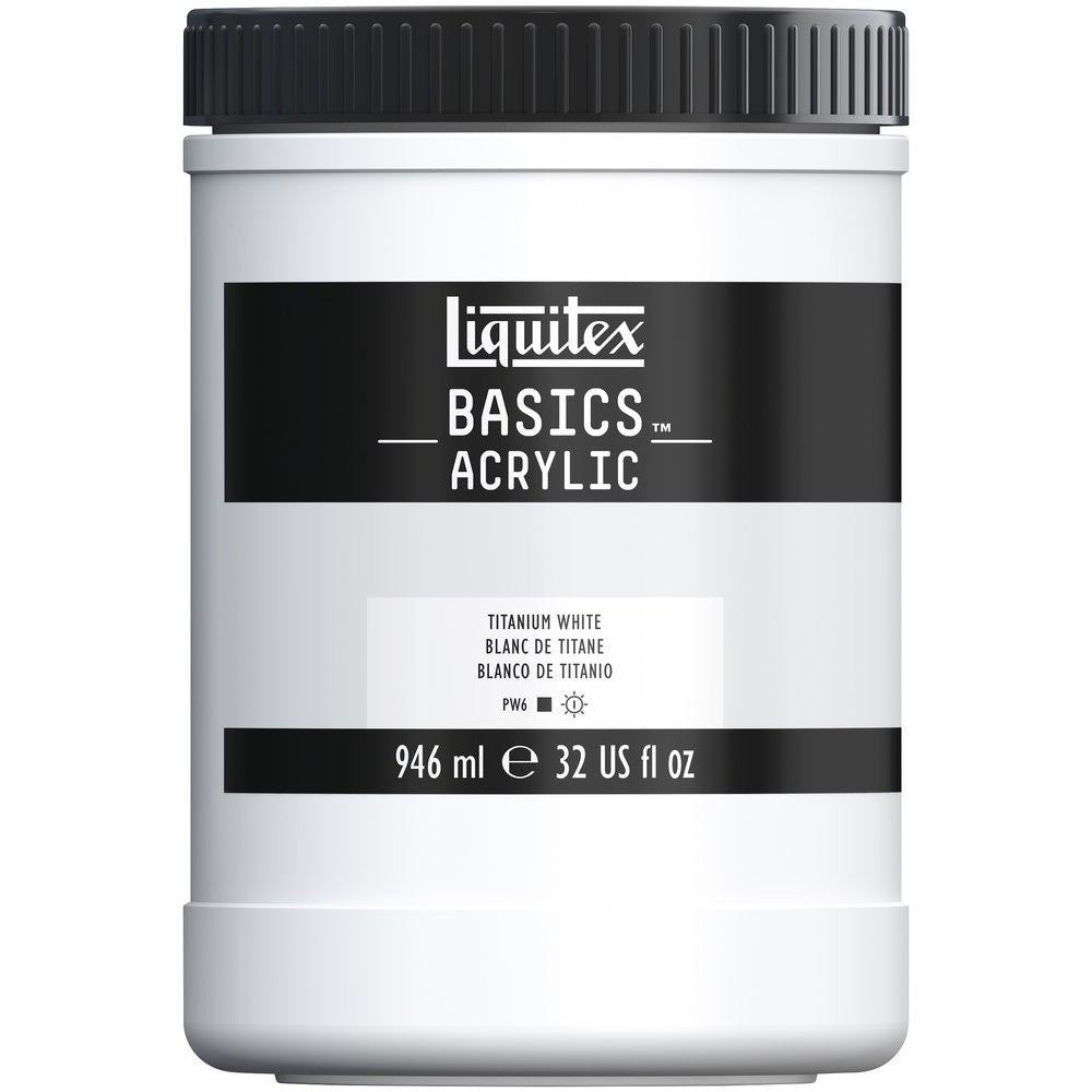 Liquitex Basics Acrylic Paint in Jars 946ml - 14 Colours Available