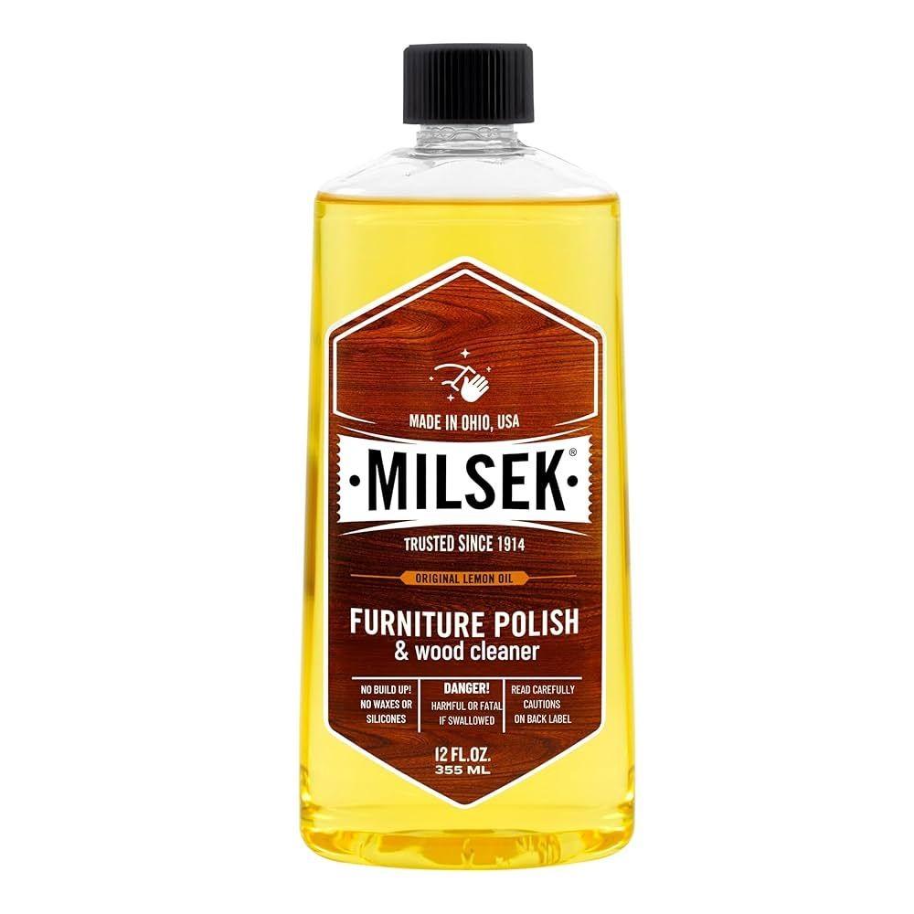 Milsek Original Lemon Oil Furniture Polish & Wood Cleaner [354ml]