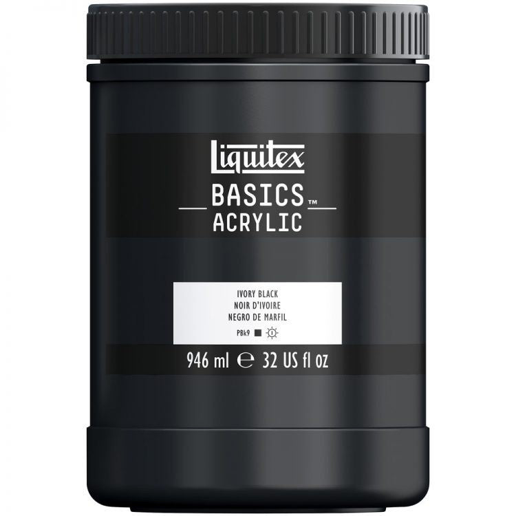 Liquitex Basics Acrylic Paint in Jars 946ml - 14 Colours Available