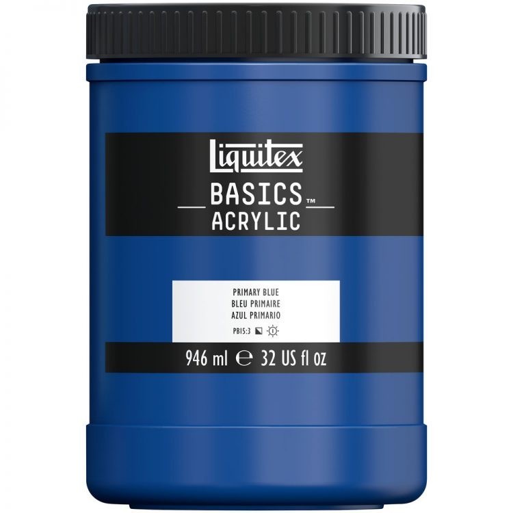 Liquitex Basics Acrylic Paint in Jars 946ml - 14 Colours Available