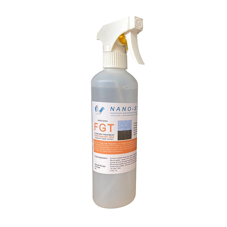 Nano-Star Anti-Slip Floor Grip Treatment 500ml / 1000ml | Wet Tile Slip Resistance | HDB Toilets
