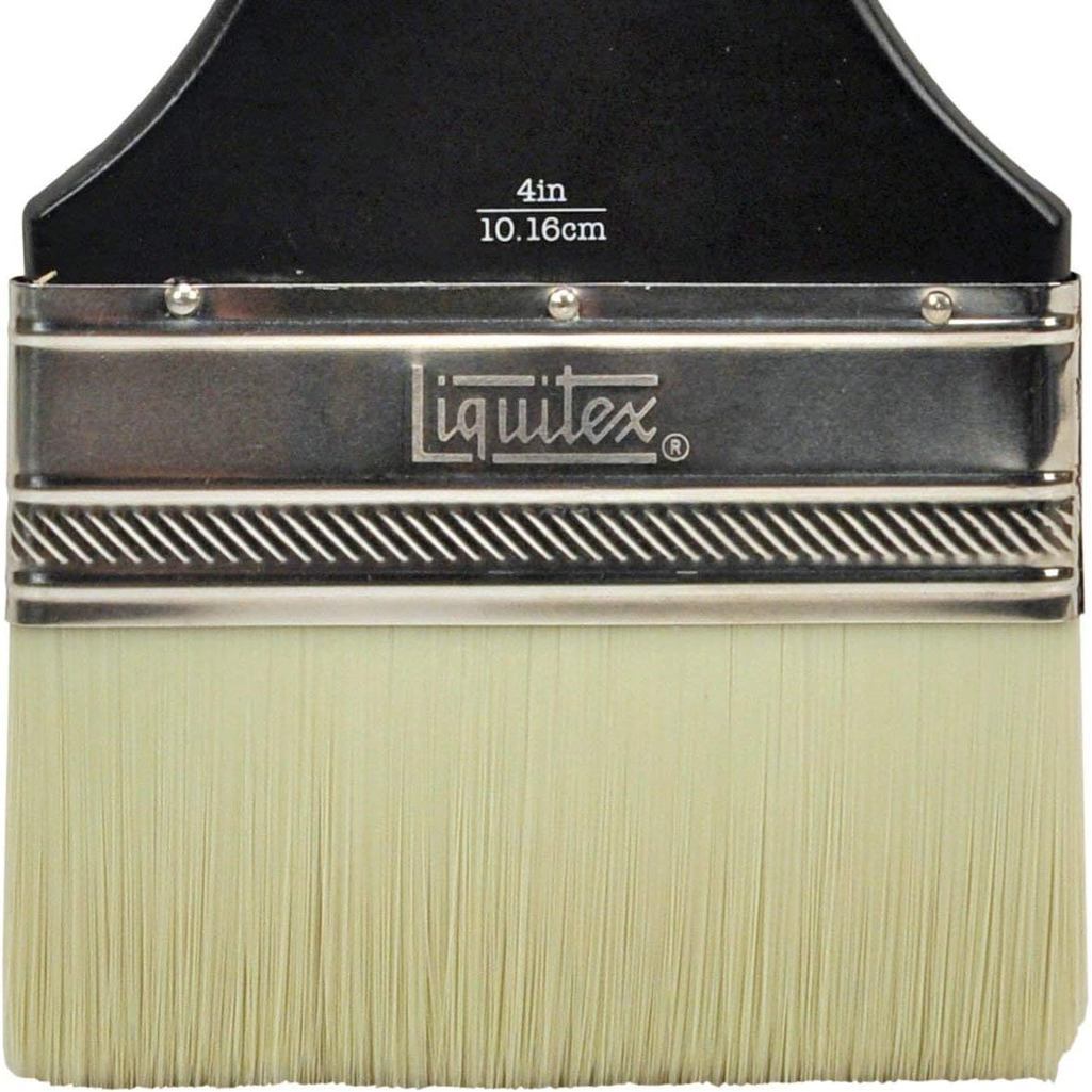 Liquitex Professional Freestyle Broad Flat Brush 4 Inch | Long Handle Brush
