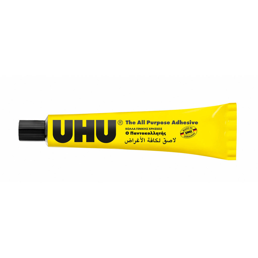 UHU All Purpose Adhesive Glue 125ml | Crystal Clear Multi-Purpose Liquid Glue