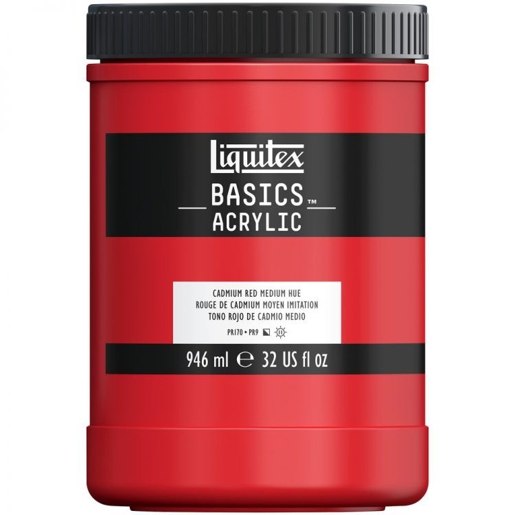 Liquitex Basics Acrylic Paint in Jars 946ml - 14 Colours Available