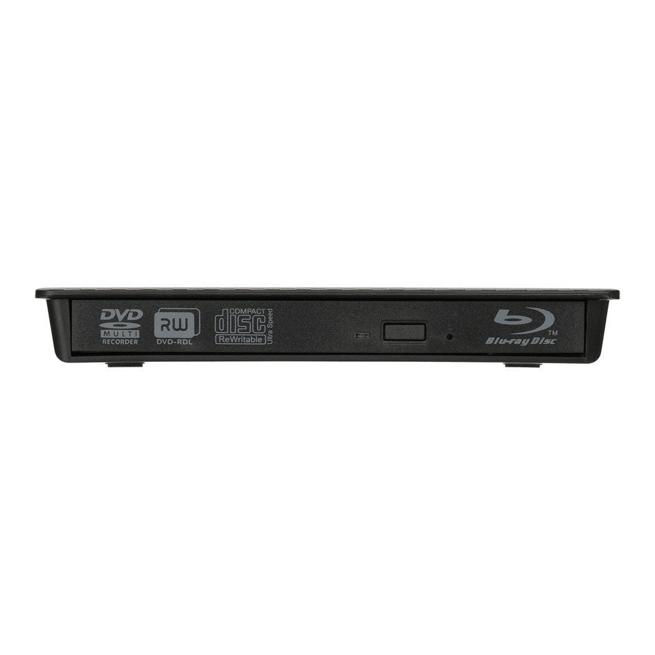 Verbatim External Slim Blu-ray Writer with USB-C/A BD DVD CD Burner Portable Drive