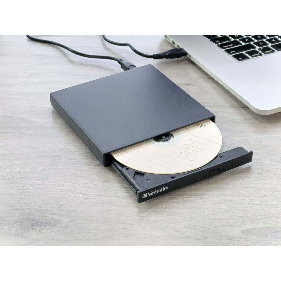 Verbatim External Slim CD DVD Writer USB 2.0 Portable Disk Burner