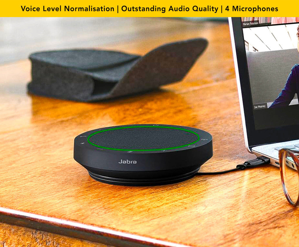 Jabra Speak2 55 MS / UC Bluetooth Speakerphone USB-C/A 4 Mics 12Hr Battery