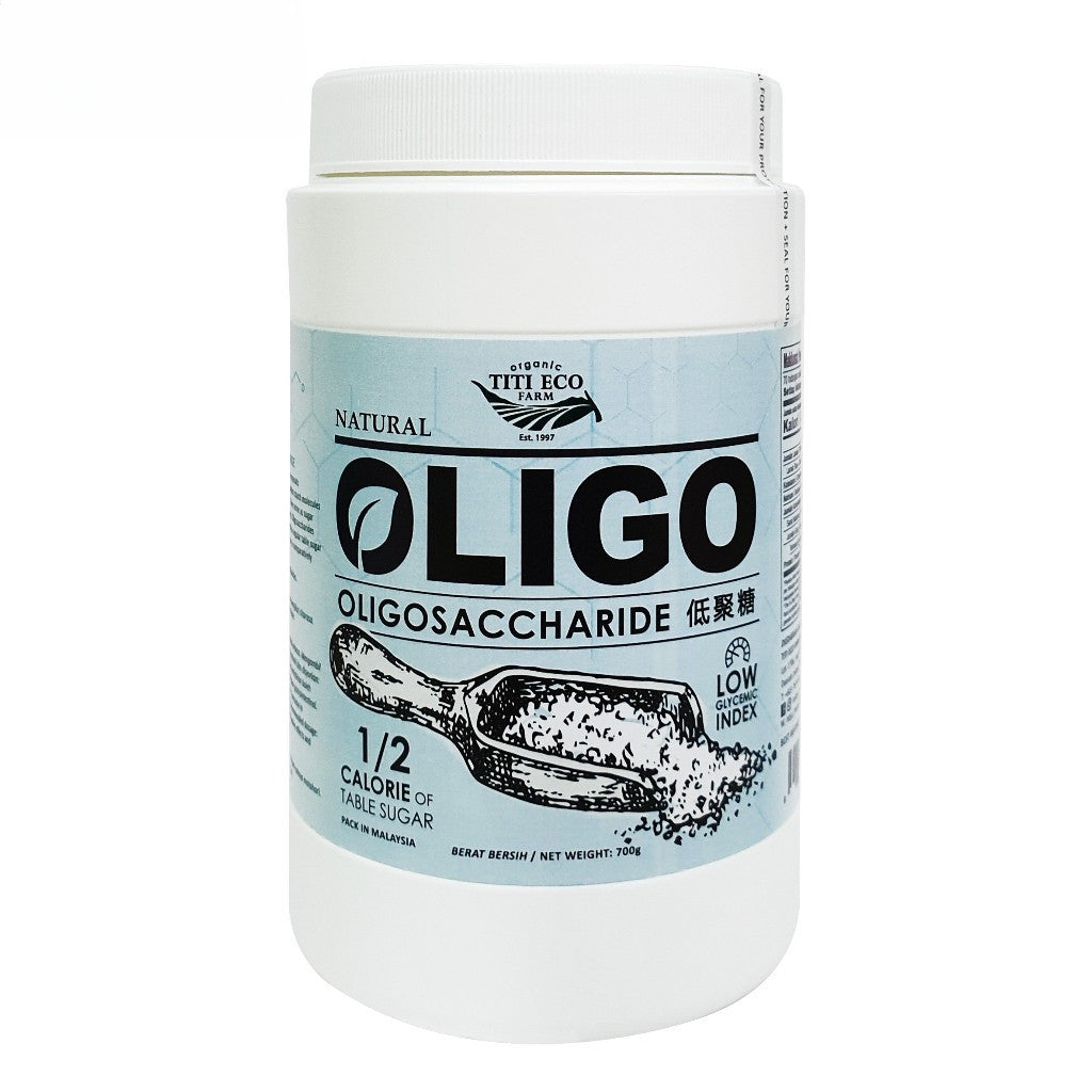 Titi Eco Farm Oligosaccharide Sweetener – Plant-Based Low GI Sugar Alternative for Daily Cooking & Baking (700g)