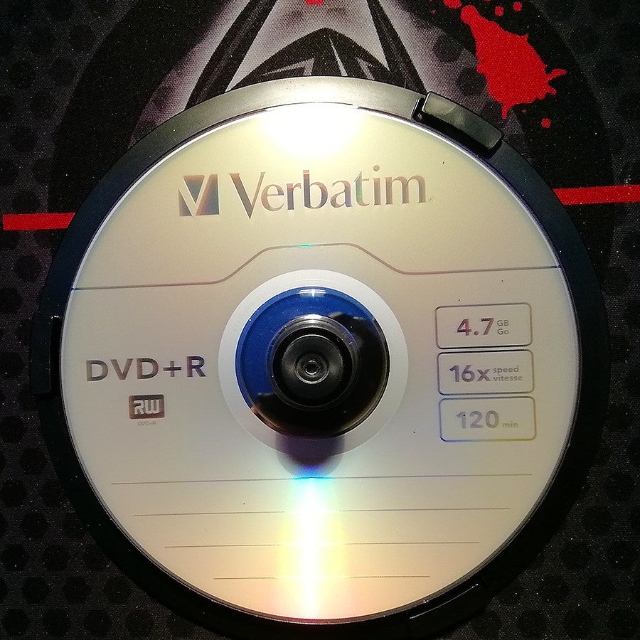 Verbatim DVD+R 4.7GB 16X 120min Blank Recordable Disc [100pcs]