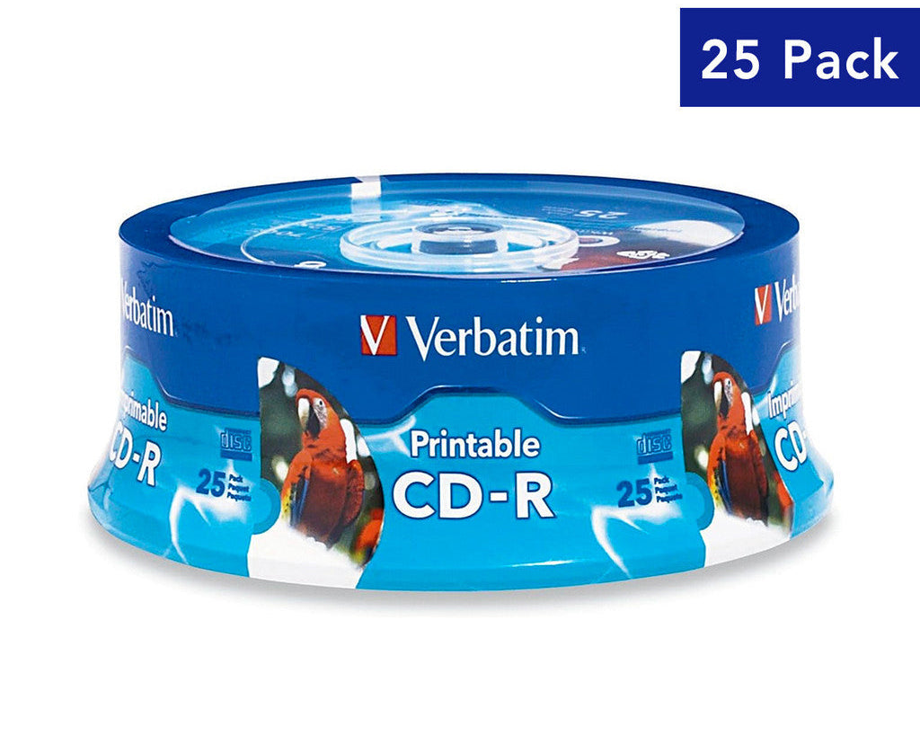 Verbatim CD-R White Inkjet Printable 700MB 52X 80min [25pcs]